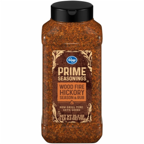 Kroger® Prime Seasonings Wood Fire Hickory Season & Rub Perspective: front