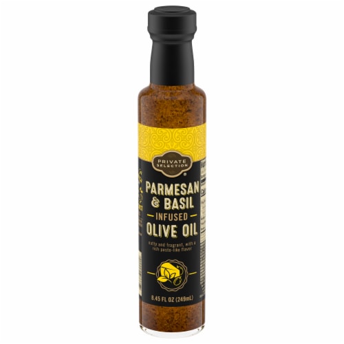 Private Selection® Parmesan & Basil Infused Olive Oil Perspective: front