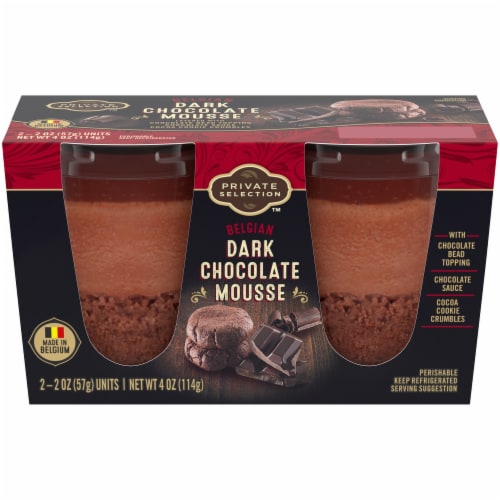 Private Selection™ Belgian Dark Chocolate Mousse Dessert Perspective: front