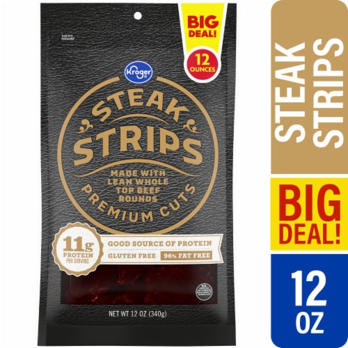 Kroger® Original Beef Steak Strips BIG Deal! Perspective: front