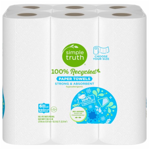 Simple Truth™100% Recycled Paper Towels Perspective: front