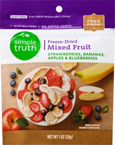 Simple Truth™ Gluten Free Freeze-Dried Mixed Fruit Pouch Perspective: front