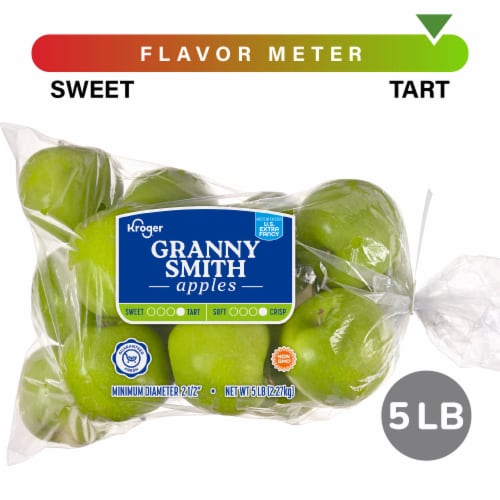 Kroger® Granny Smith Apples – 5 Pound Bag Perspective: front