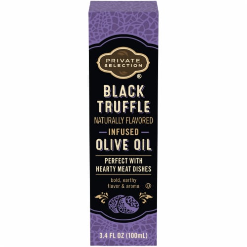 Private Selection™ Black Truffle Naturally Flavored Infused Olive Oil Perspective: front