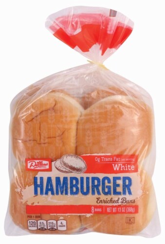Dillons White Hamburger Buns Perspective: front