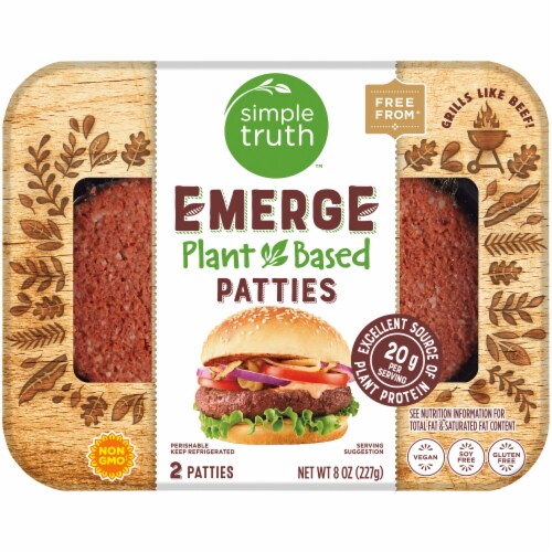 Simple Truth™ Emerge Plant Based Patties Perspective: front