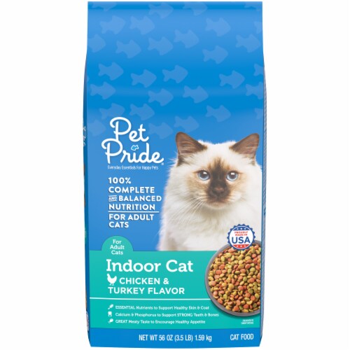 Pet Pride® Chicken & Turkey Flavor Indoor Adult Cat Food Perspective: front