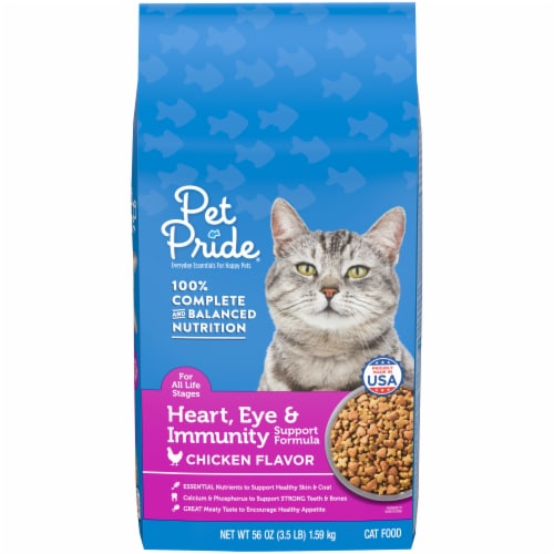 Pet Pride® Heart Eye & Immunity Support Formula Dry Cat Food Perspective: front