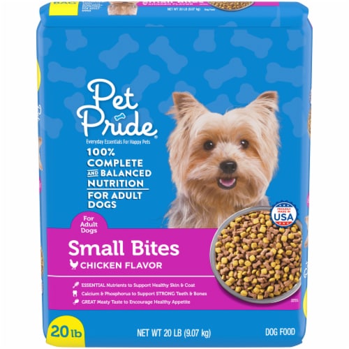 Pet Pride® Small Bites Chicken Flavor Adult Dry Dog Food Perspective: front