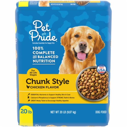 Pet Pride® Chunk Style Chicken Flavor Dry Dog Food, 20 lb Kroger