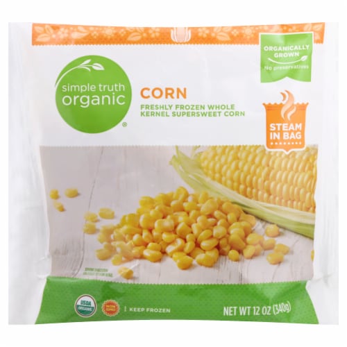 Simple Truth Organic® Frozen Whole Kernel Supersweet Corn Perspective: front