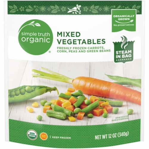 Simple Truth Organic® Frozen Mixed Vegetables Perspective: front