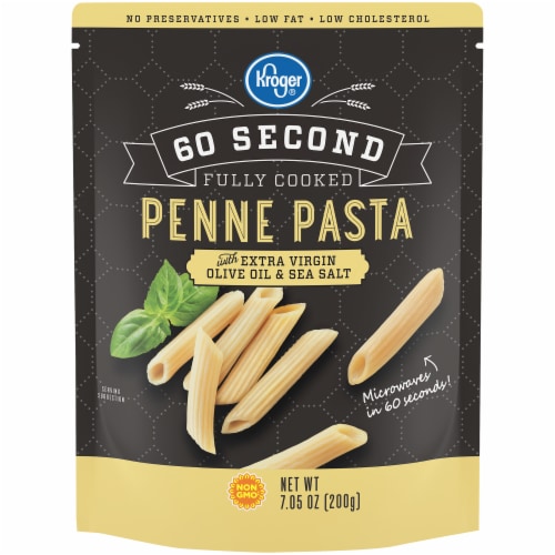 Kroger® 60 Second Fully Cooked Penne Pasta Pouch Perspective: front