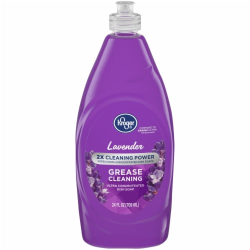 Kroger® Lavender Ultra Concentrated Grease Cleaning Liquid Dish Soap Perspective: front