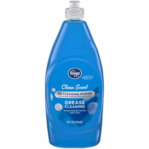 Kroger® Clean Scent Grease Cleaning Ultra Concentrated Dish Soap Perspective: front