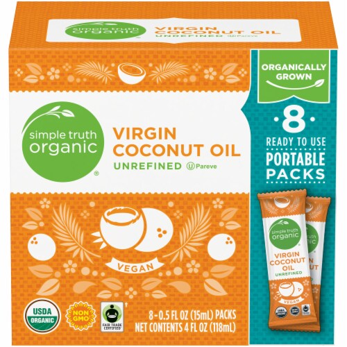Simple Truth Organic® Unrefined Virgin Coconut Oil Perspective: front