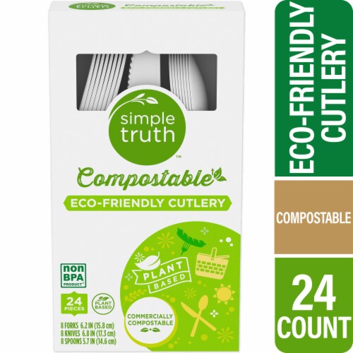 Simple Truth® Compostable Eco-Friendly Cutlery Perspective: front