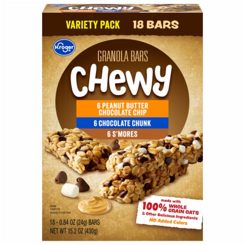 Kroger® Chewy Granola Bars Variety Pack Perspective: front