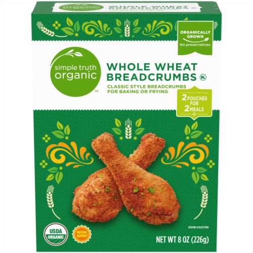 Simple Truth Organic™ Whole Wheat Bread Crumbs Perspective: front