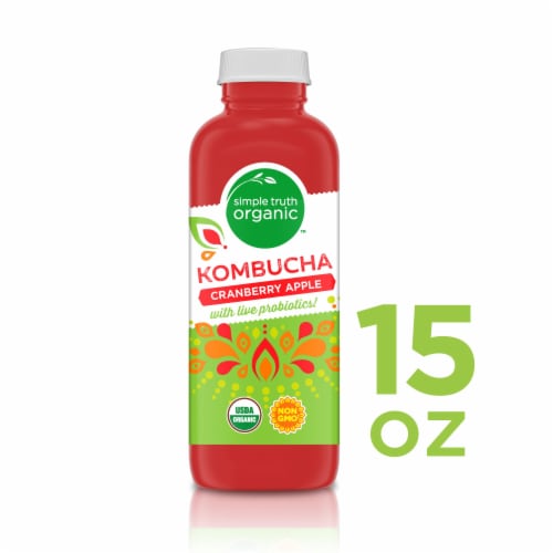 Simple Truth Organic™ Cranberry Apple Kombucha Perspective: front