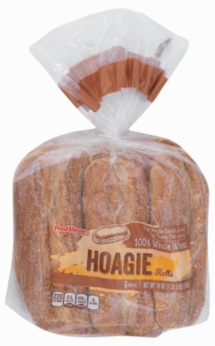 Fred Meyer™ 100% Whole Wheat Hoagie Rolls Perspective: front