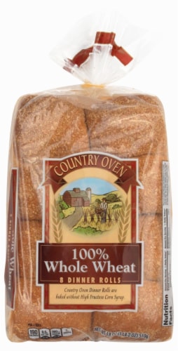 Country Oven Whole Wheat Dinner Rolls Perspective: front