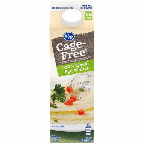 Kroger® Cage-Free Liquid Egg Whites Perspective: front