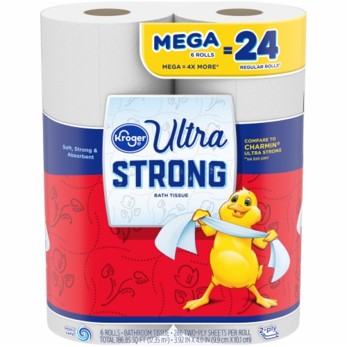 Kroger® Ultra Strong Mega Roll Bath Tissue, 6 rolls - Fry’s Food Stores