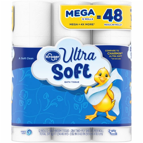 Charmin Ultra Soft Mega Roll Toilet Paper, 12 rolls - Kroger