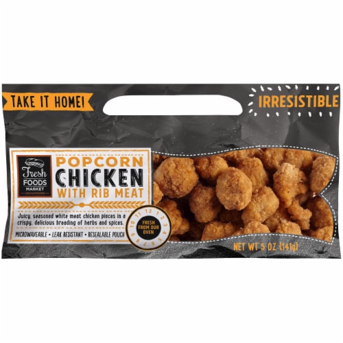 Fresh Foods Market Popcorn Chicken with Rib Meat Perspective: front