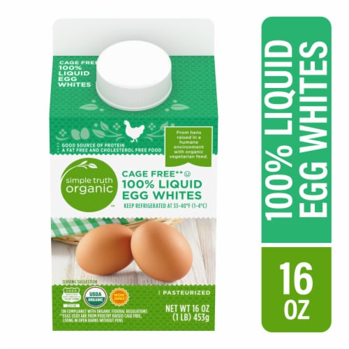 Simple Truth Organic™ Cage Free 100% Liquid Egg Whites Perspective: front