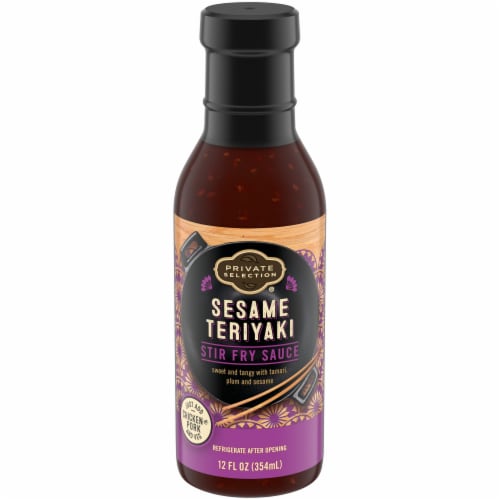 Private Selection® Sesame Teriyaki Stir Fry Sauce Perspective: front