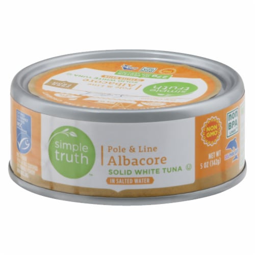 Simple Truth™ Pole & Line Albacore White Tuna in Salted Water Perspective: front