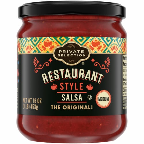Private Selection™ Medium Restaurant Style Salsa Perspective: front