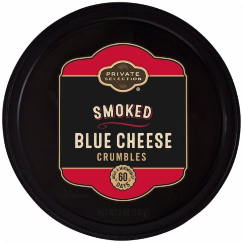 Private Selection® Smoked Blue Cheese Crumbles Perspective: front