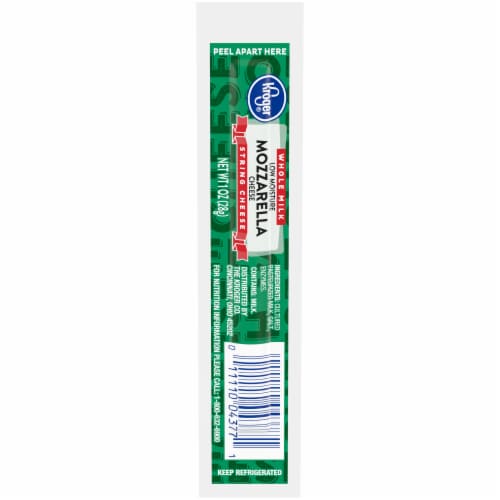 Kroger® Whole Milk Mozzarella String Cheese Perspective: front