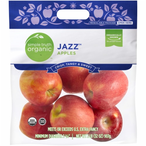 Fresh Organic Honeycrisp Apples, 2 lb Pouch