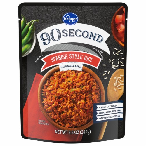 Kroger® 90 Second Spanish Rice Pouch Perspective: front