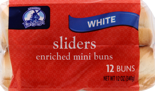 Van de Kamp's White Mini Slider Buns Perspective: front