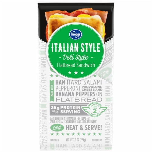 Kroger® Italian Style Flatbread Sandwich Perspective: front