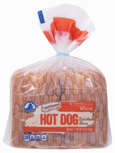 Van De Kamp's White Hot Dog Buns Perspective: front