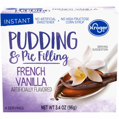 Kroger Instant French Vanilla Pudding Pie Filling 3.4 oz Kroger