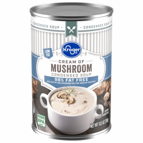 Kroger® 98% Fat Free Cream of Mushroom Condensed Soup, 10.5 oz - Ralphs