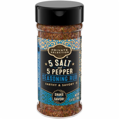 Private Selection® 5 Salt & 5 Pepper Seasoning Rub, 5.4 oz - Kroger