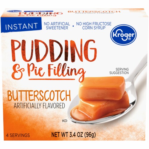 Kroger® Butterscotch Pudding & Pie Filling Perspective: front