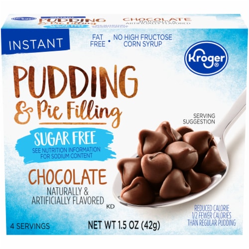 Kroger® Sugar Free Chocolate Pudding & Pie Filling Perspective: front