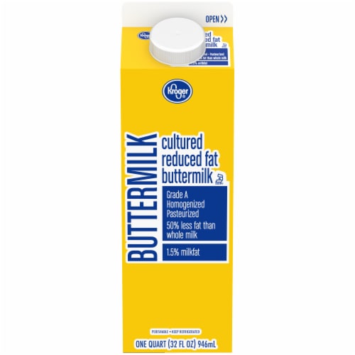 Kroger® Reduced Fat Buttermilk Perspective: front
