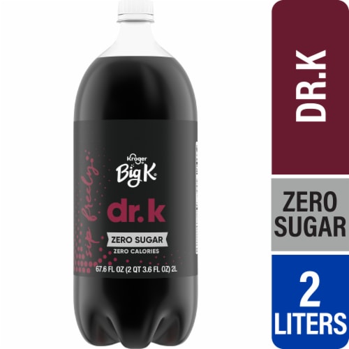 Big K® Dr. K Soda Bottle Perspective: front