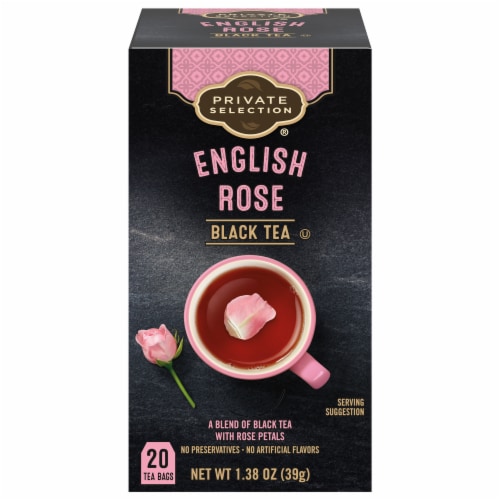 Private Selection® English Rose Black Teabags, 20 ct - Kroger