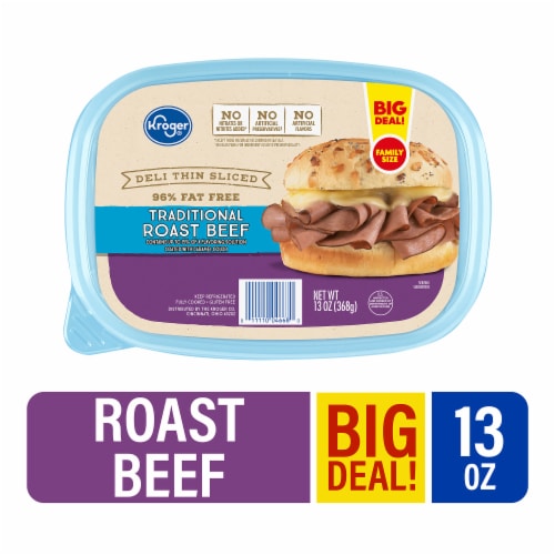 Kroger® Deli Thin Sliced Roast Beef BIG Deal! Perspective: front